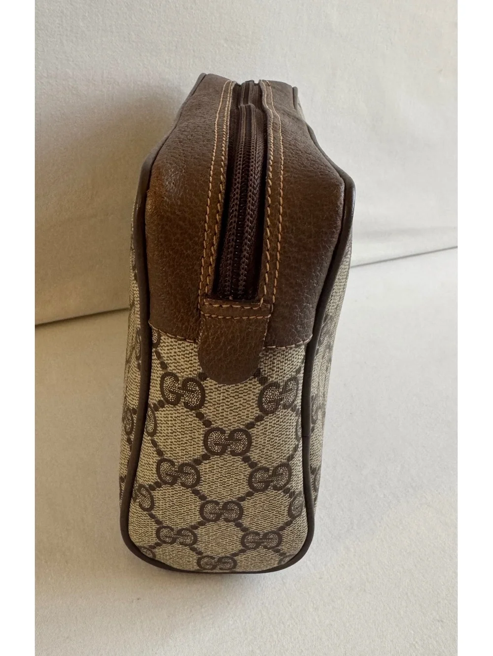 Gucci GG Supreme Web Sherry Line Pouch 89.01.012 Made in Italy